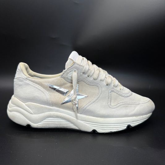 Golden Goose Running - Blanc/Canva ◾️
