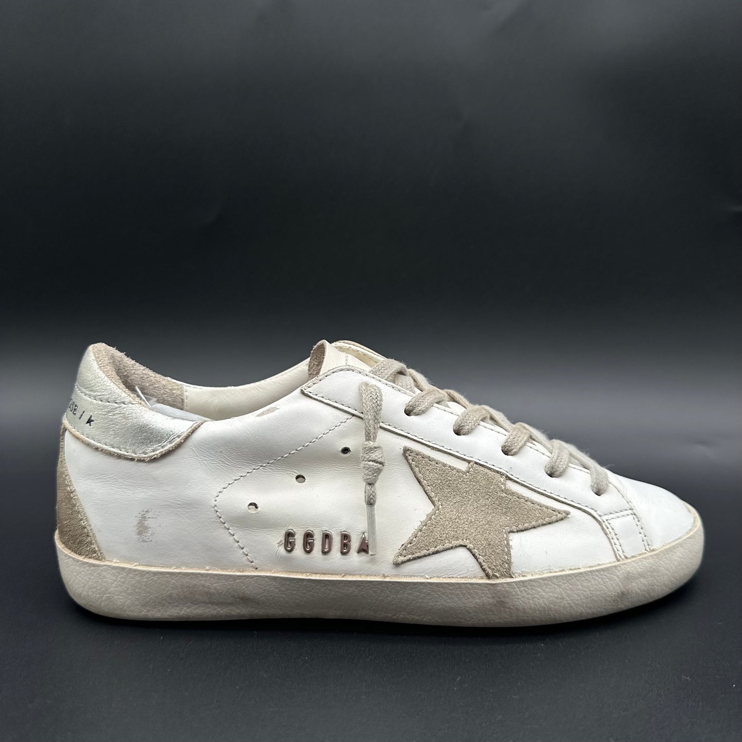 Golden Goose Superstar - Blanc Argent C985