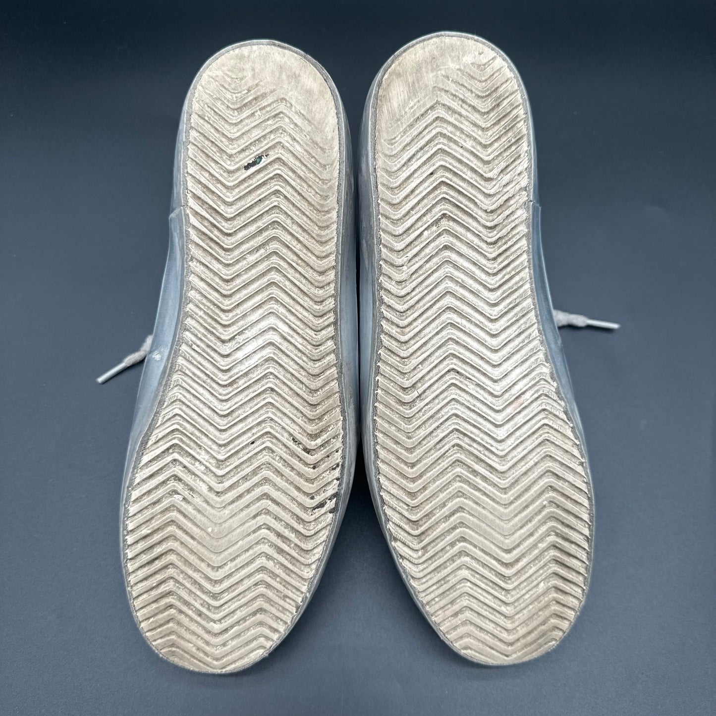 Golden Goose Superstar - Blanc Argent C1205