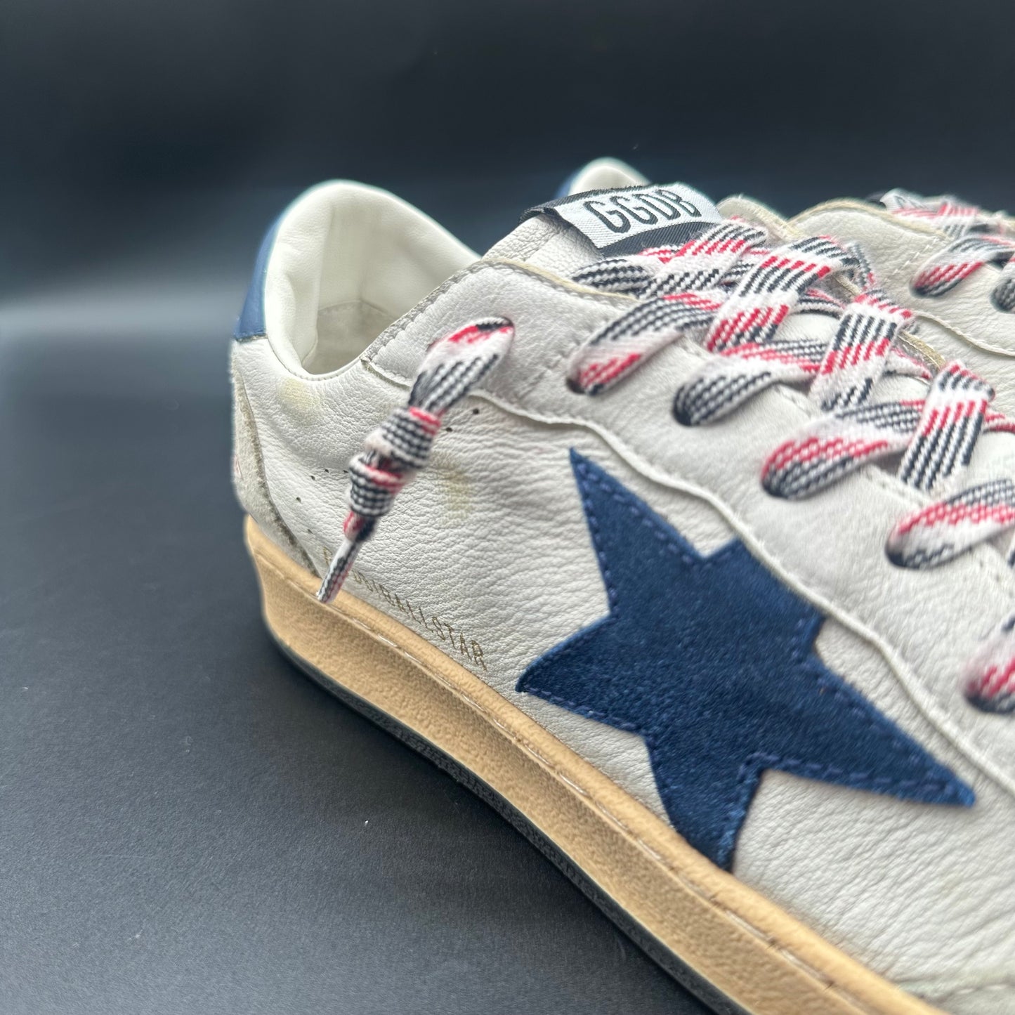Golden Goose Ballstar - Blanc Bleu P432