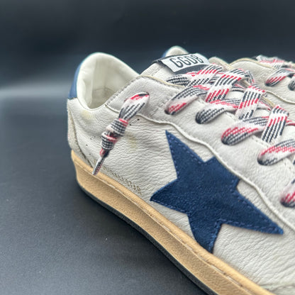 Golden Goose Ballstar - Blanc Bleu P432