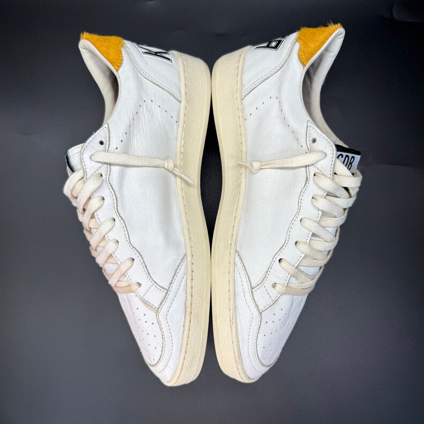 Golden Goose Ballstar - Blanc/Jaune◾️