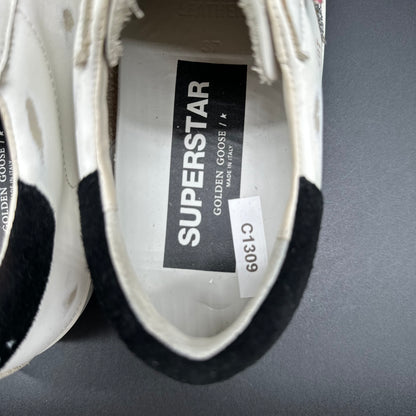 Golden Goose Old-School - Blanc Noir Rose Paillettes C1309