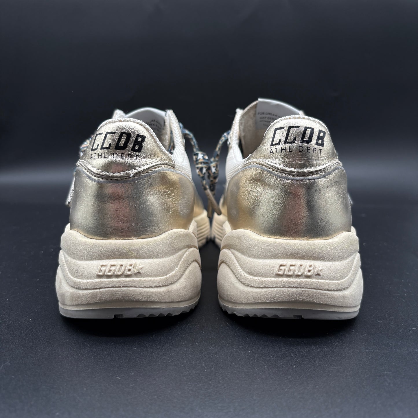 Golden Goose Running - Argent Rose Or K37