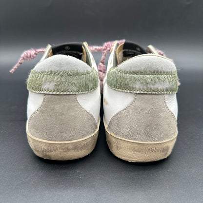 Golden Goose Superstar - Blanc Beige Vert Violet C1427