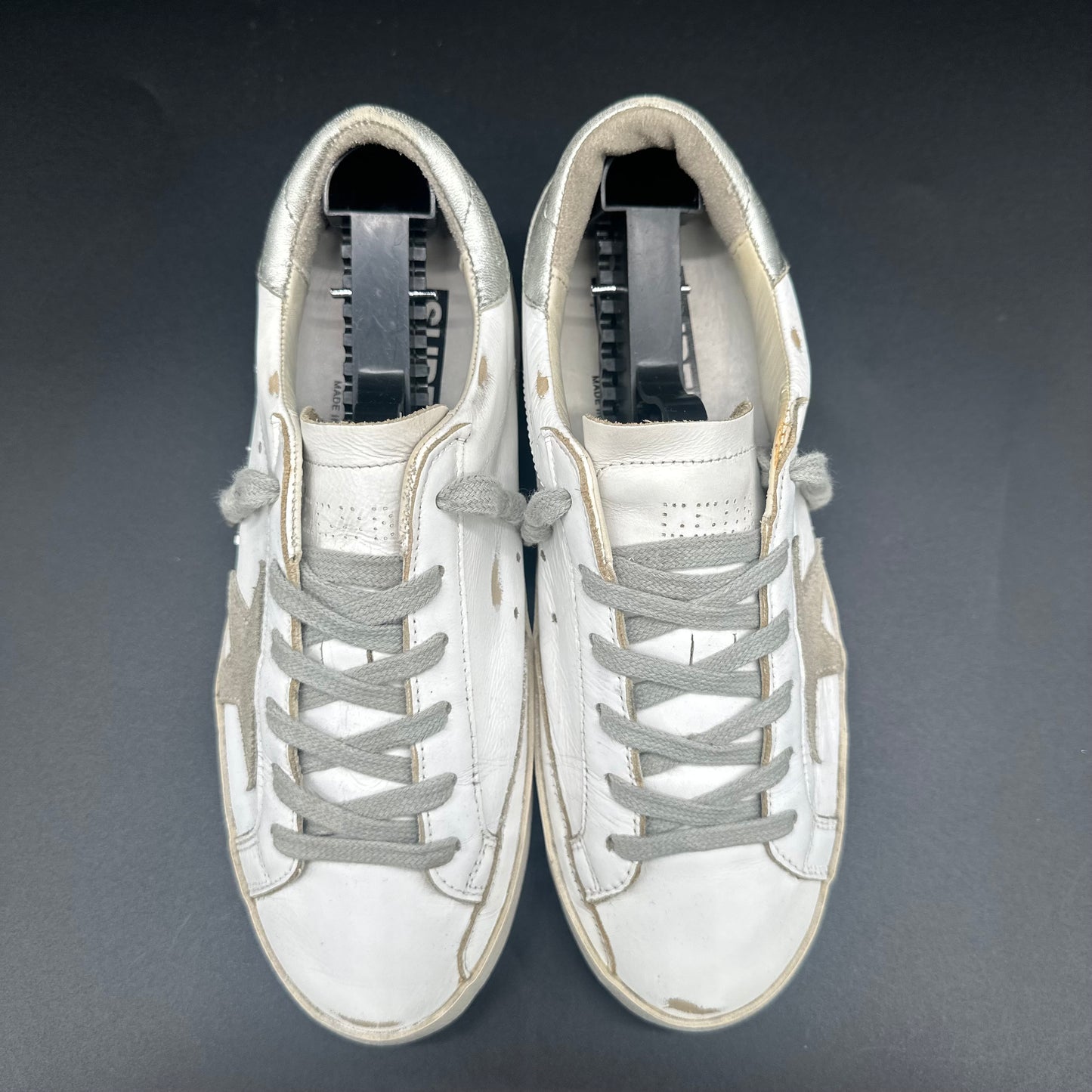 Golden Goose Superstar - Blanc Beige Argent C543