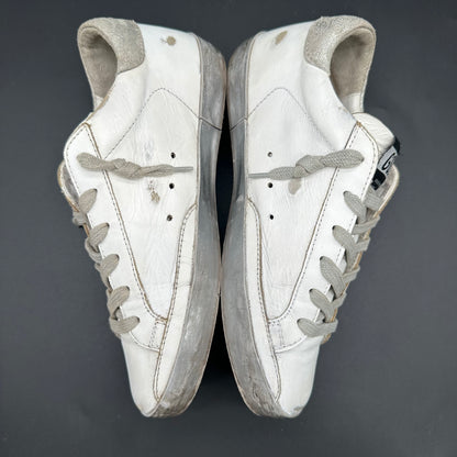 Golden Goose Superstar - Blanc Argent K38