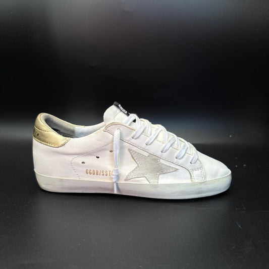 Golden Goose Superstar - Blanc/Gris/Or ◾️