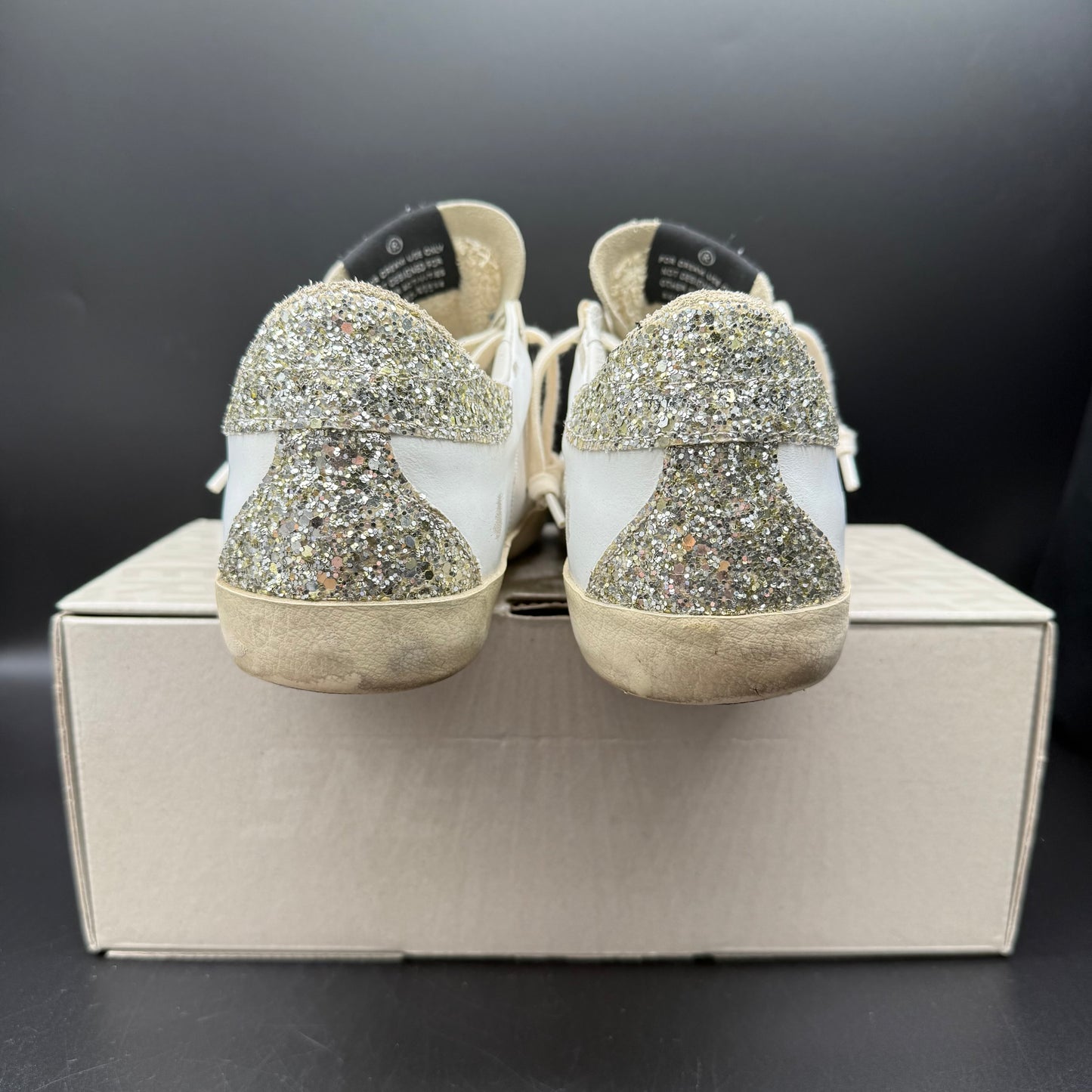 Golden Goose Superstar - Beige Argenté