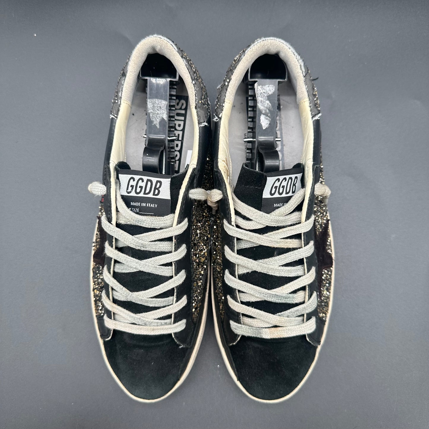 Golden Goose Superstar - Noir Paillettes J002