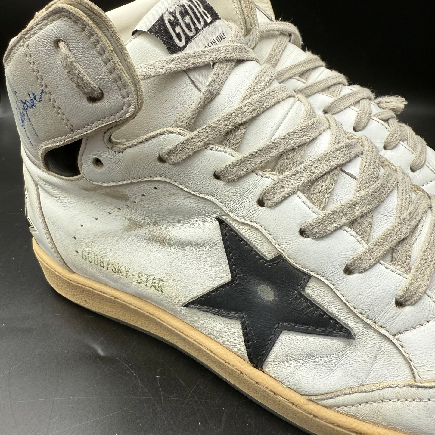 Golden Goose Sky-Star - Blanc Noir