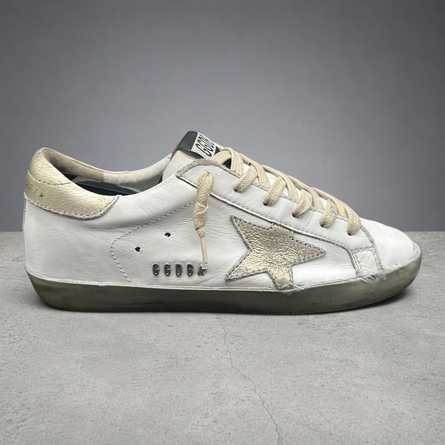 Golden Goose Superstar - Blanc Or J024