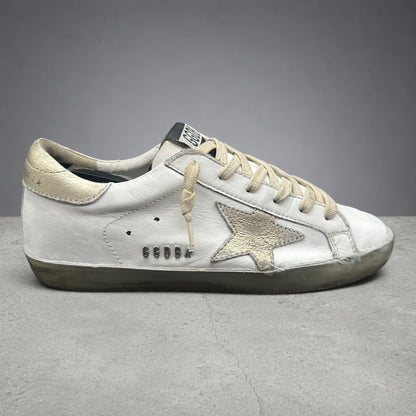 Golden Goose Superstar - Blanc Or J024