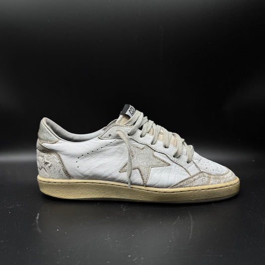 Golden Goose Ballstar - Blanc/Paillettes