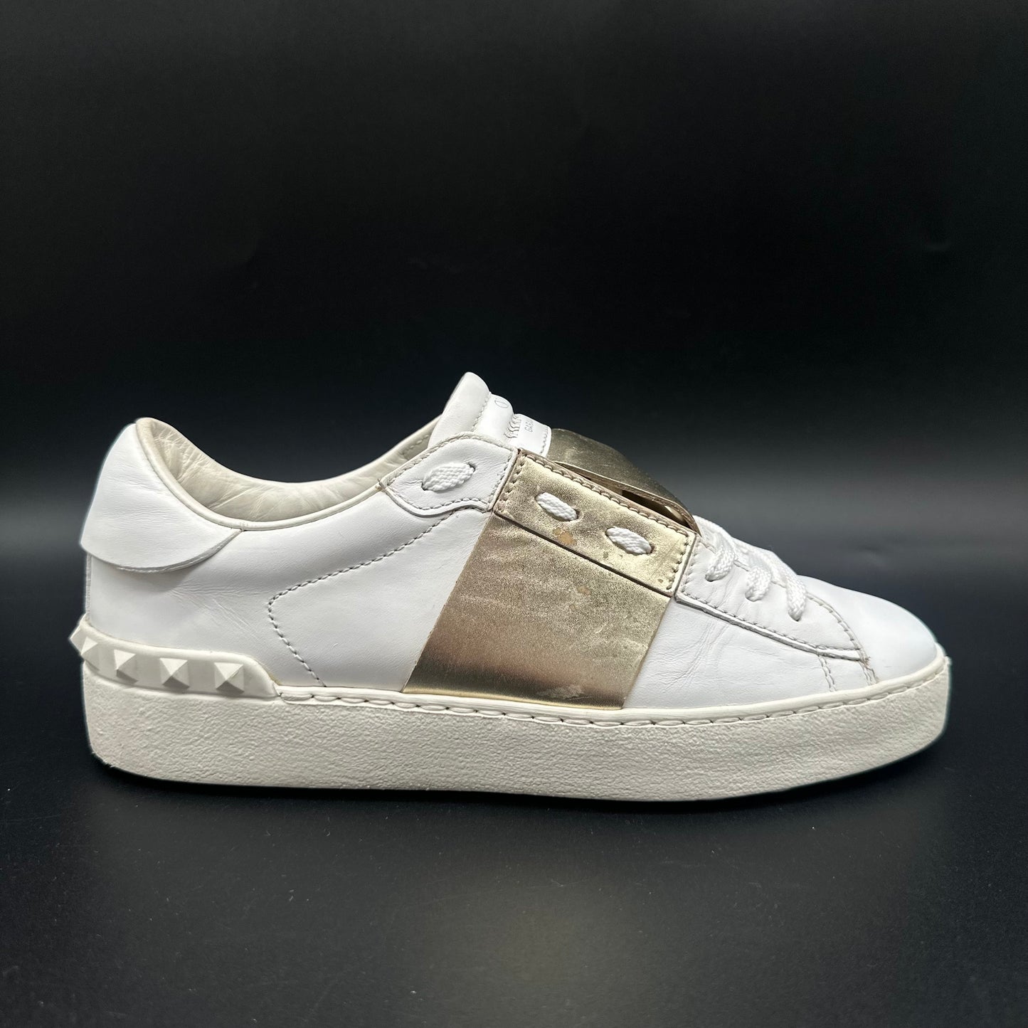 Valentino Open - Blanc Or C1227