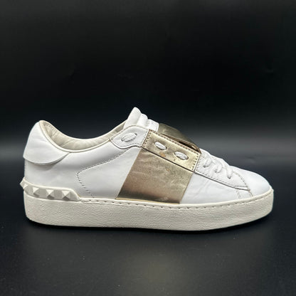 Valentino Open - Blanc Or C1227