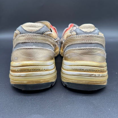 Golden Goose Dad-Star - Or Gris Rouge J010