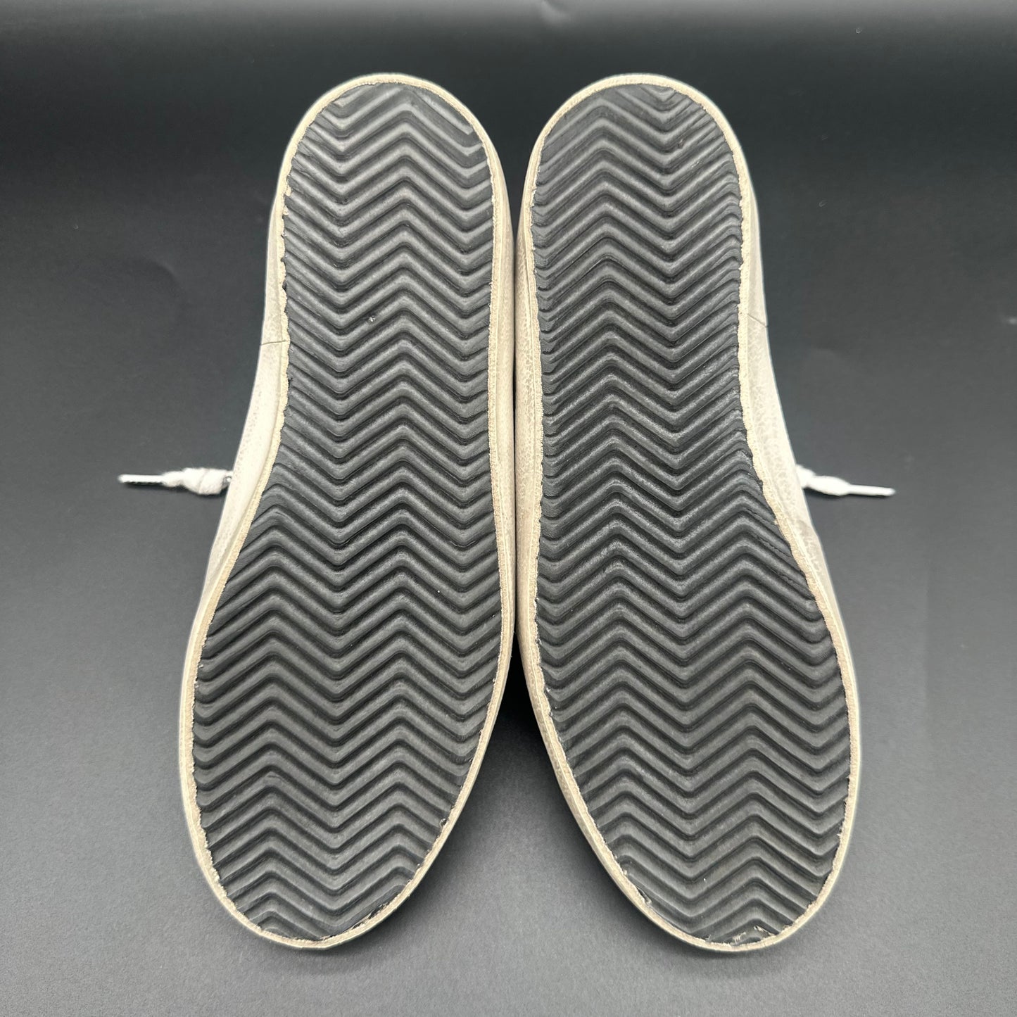 Golden Goose Superstar - Blanc Argent C1379
