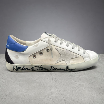 Golden Goose Superstar - Blanc Beige Bleu P427