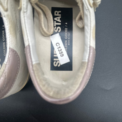 Golden Goose Superstar - Blanc Rose Paillettes C1359