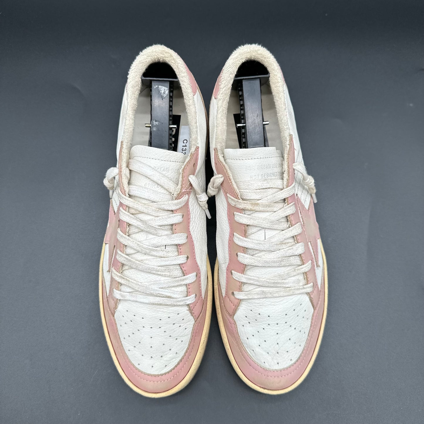 Golden Goose Ballstar - Blanc Rose C1337