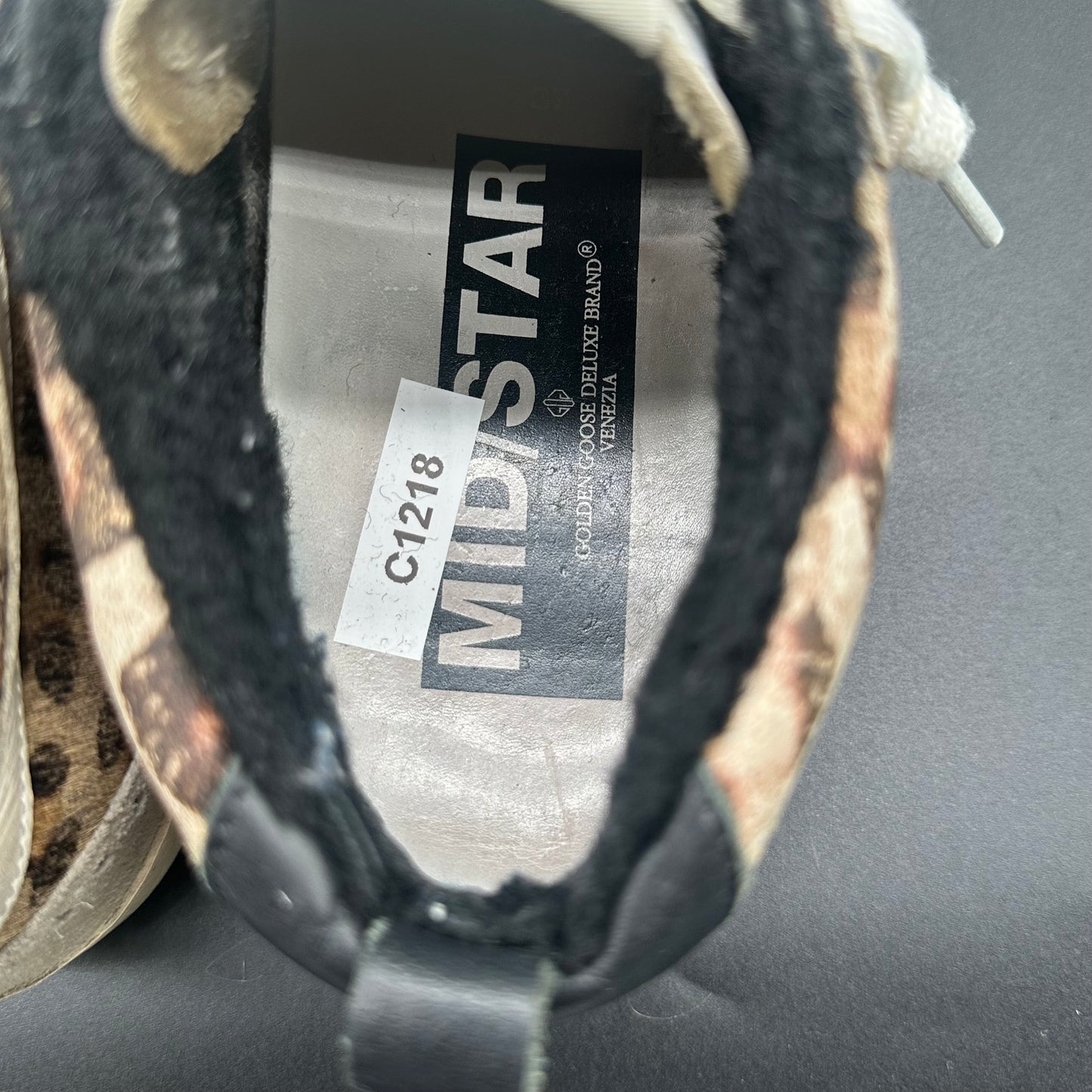 Golden Goose Midstar - Noir Léopard Beige C1218