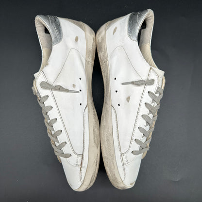 Golden Goose Superstar - Blanc Beige Argent C1268