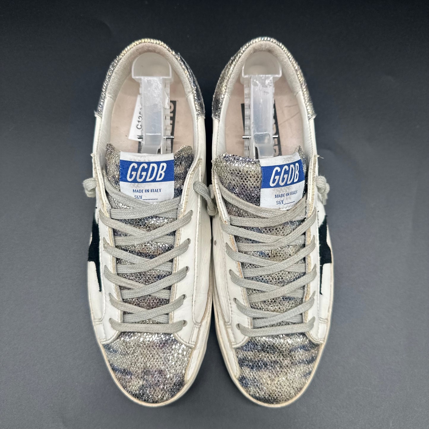 Golden Goose Superstar - Blanc Violet Paillettes C1259