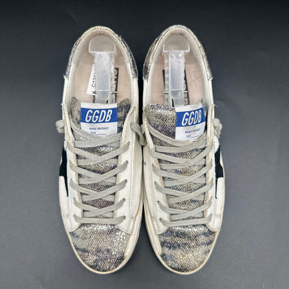 Golden Goose Superstar - Blanc Violet Paillettes C1259