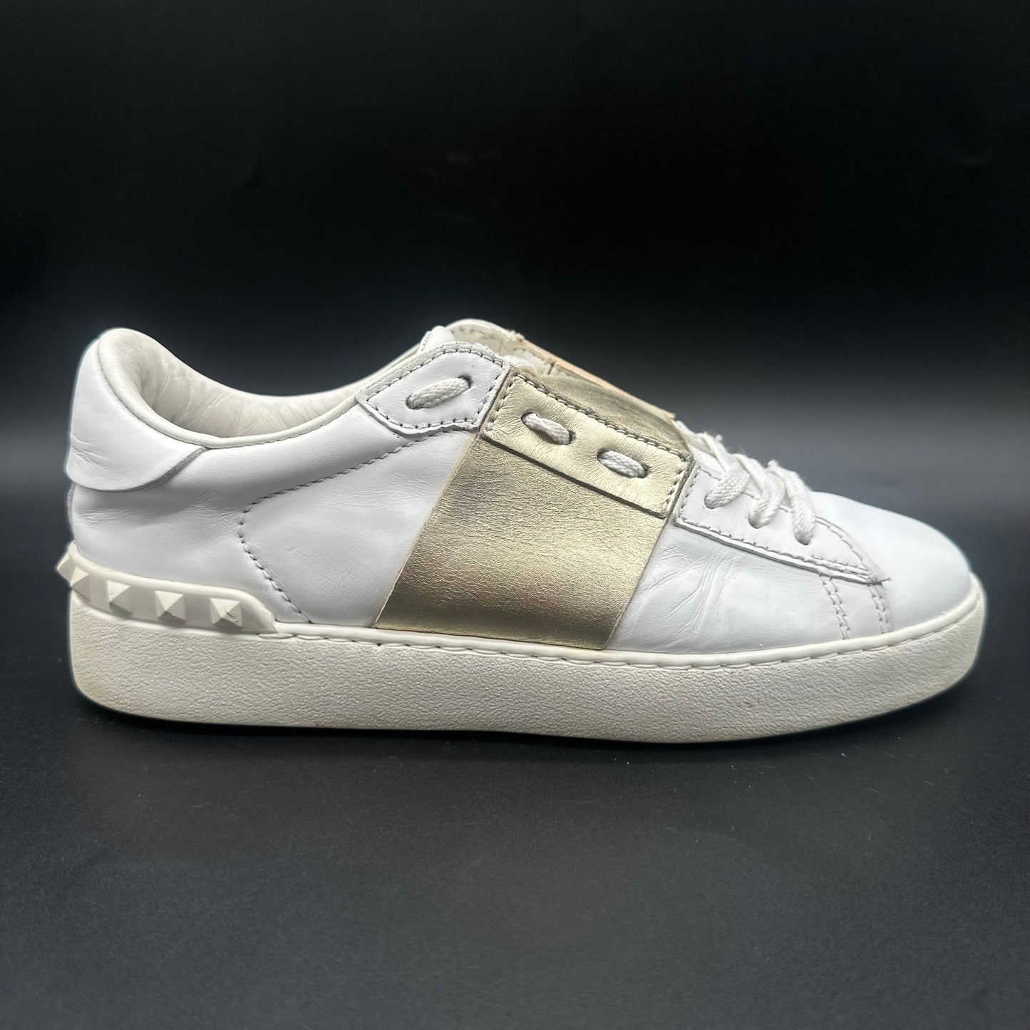 Valentino Open - Blanc Or C1431