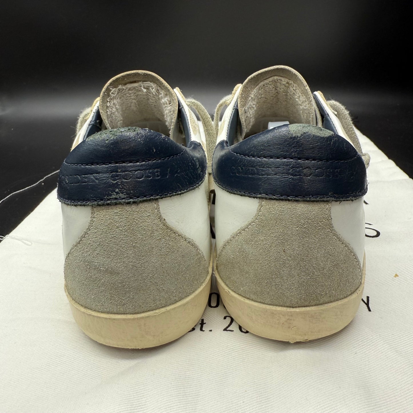 Golden Goose Superstar - Blanc Bleu Marine