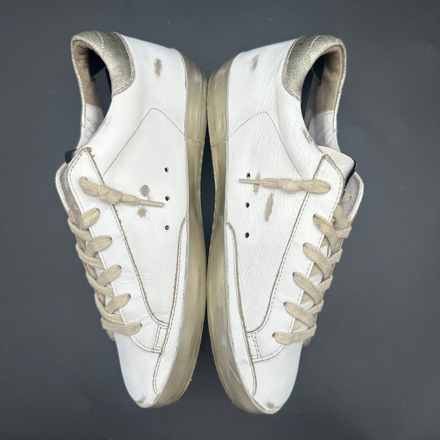 Golden Goose Superstar - Blanc Or C1215