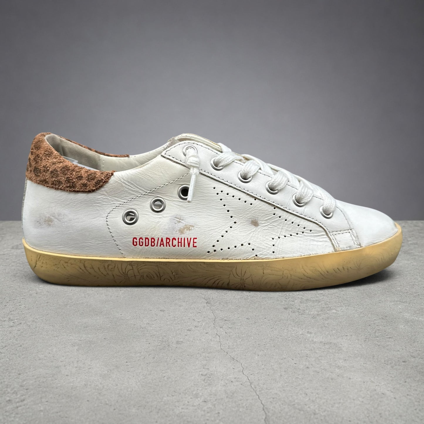 Golden Goose Superstar Archive - Blanc Léopard K45