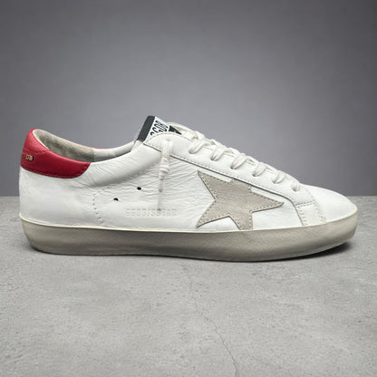 Golden Goose Superstar - Blanc Beige Rouge C1426