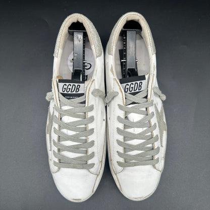 Golden Goose Superstar - Blanc Argent C1031