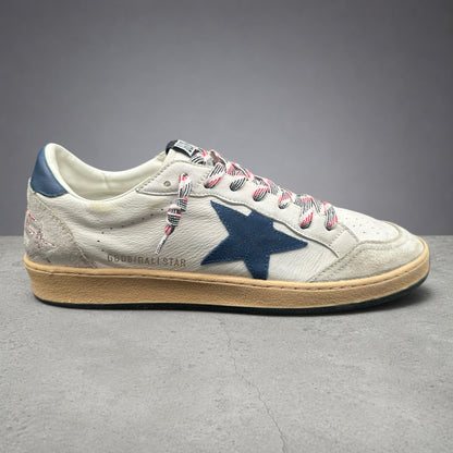 Golden Goose Ballstar - Blanc Bleu P432