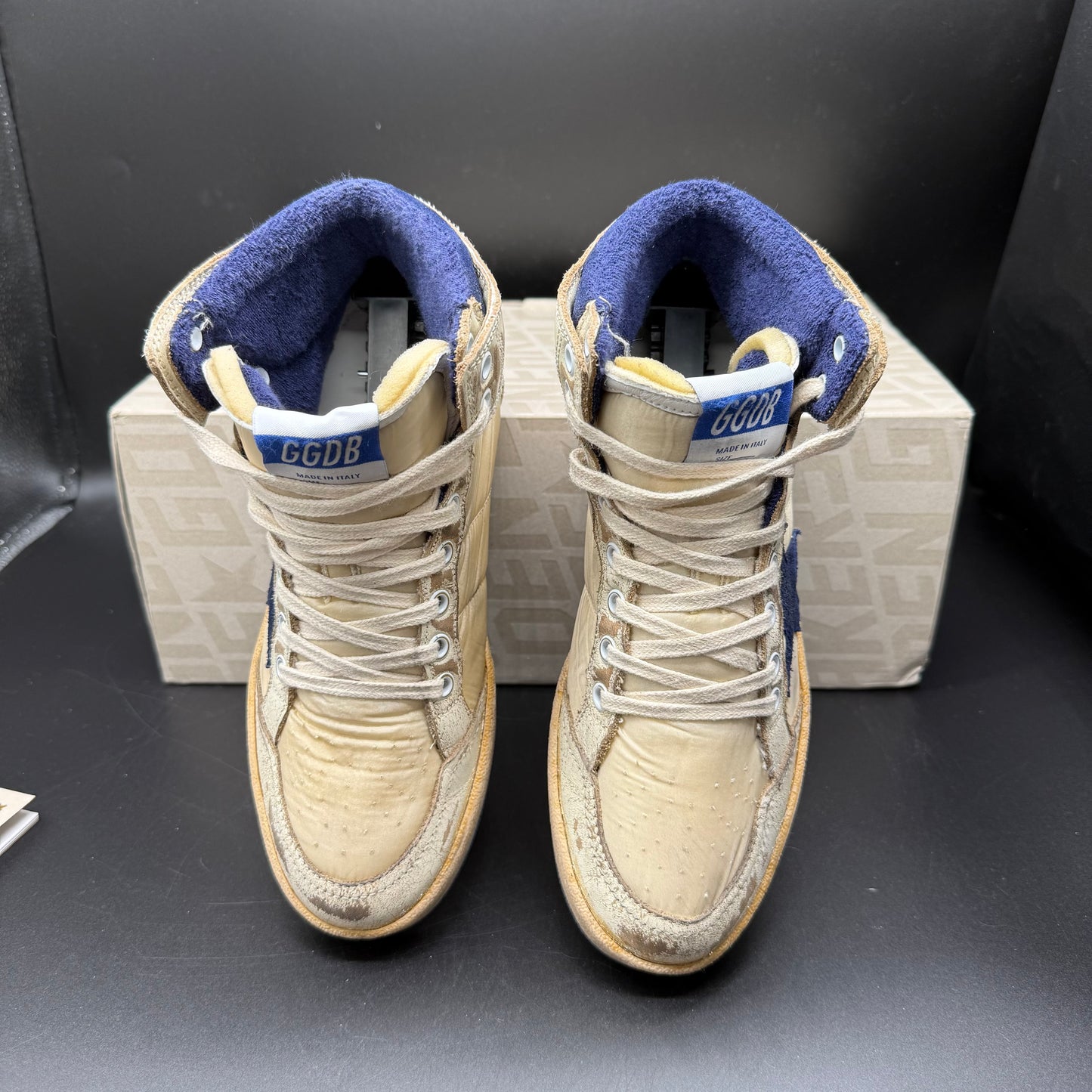 Golden Goose Sky-Star - Beige Bleu