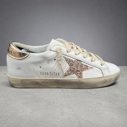 Golden Goose Superstar - Blanc Rose gold C1425