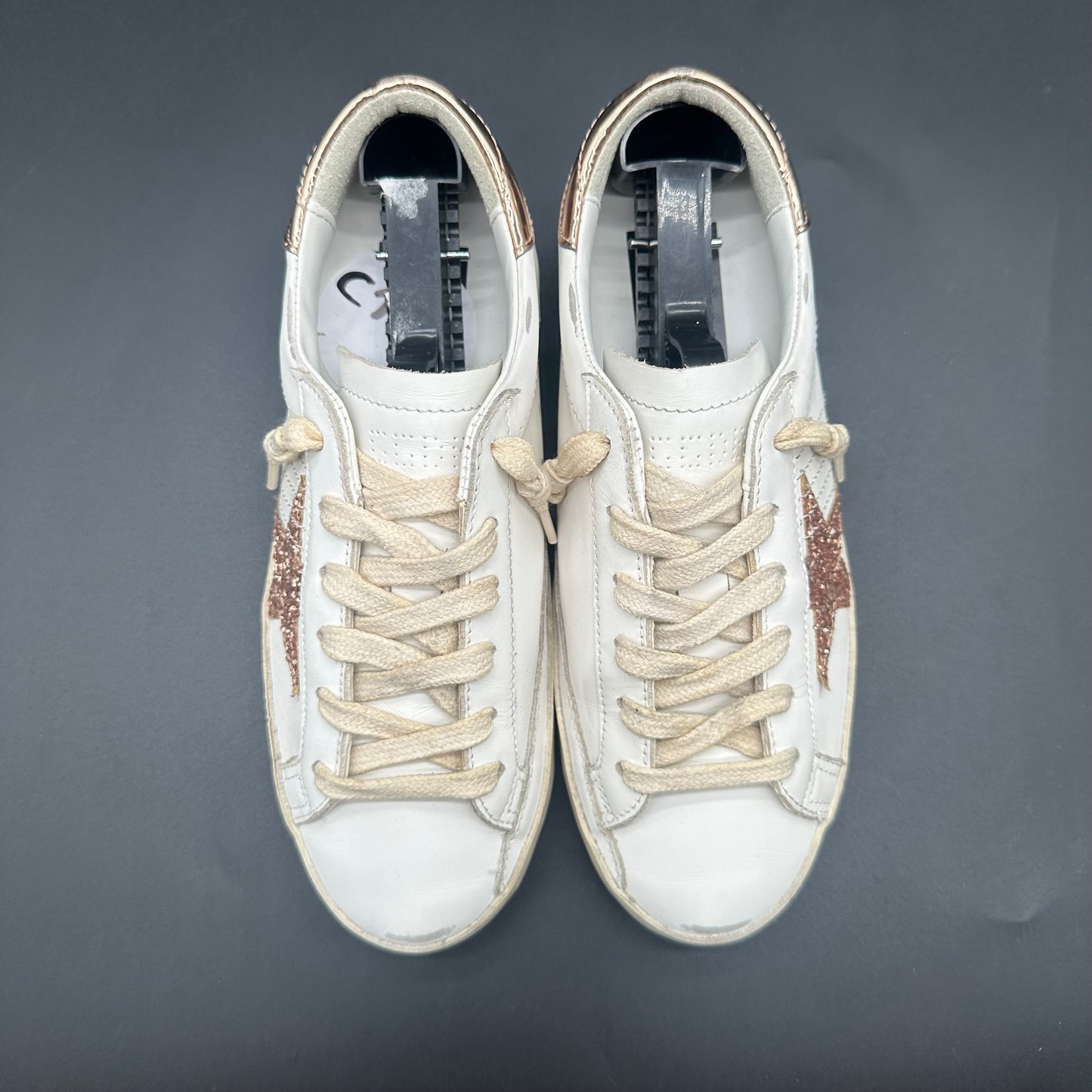 Golden Goose Superstar - Blanc Rose gold C1425