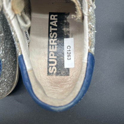 Golden Goose Superstar - Argent Paillettes Bleu C1263