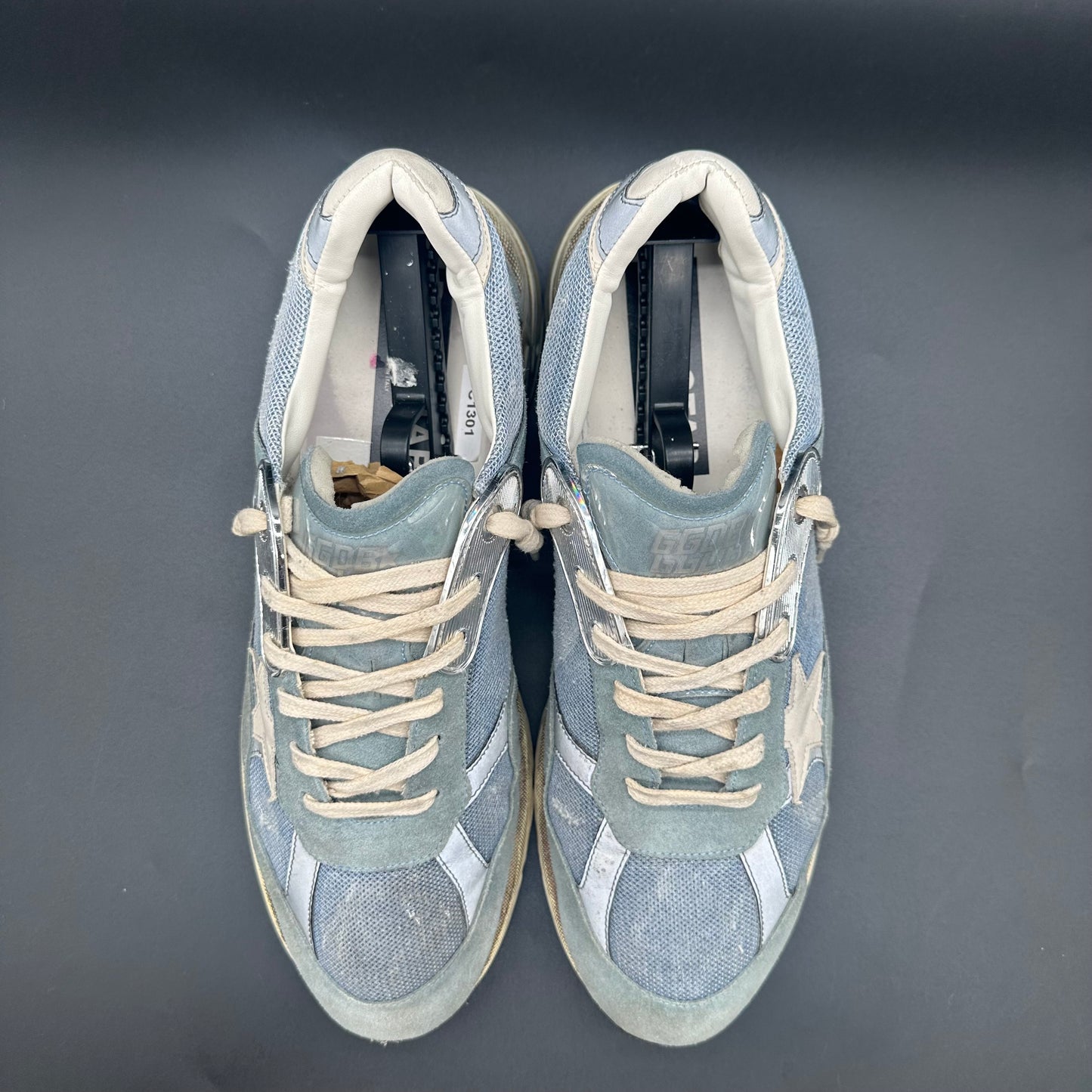 Golden Goose Dad-Star - Bleu Beige C1301