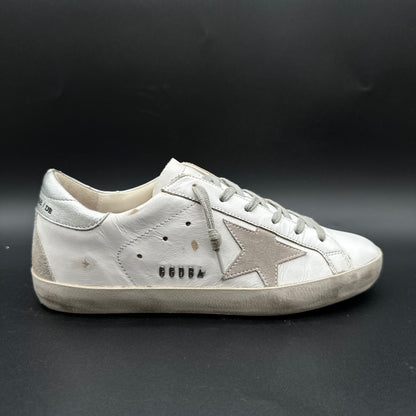 Golden Goose Superstar - Blanc Beige Argent P437