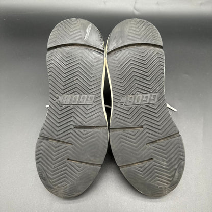 Golden Goose Running - Beige Noir Zèbre Argent Paillettes K49