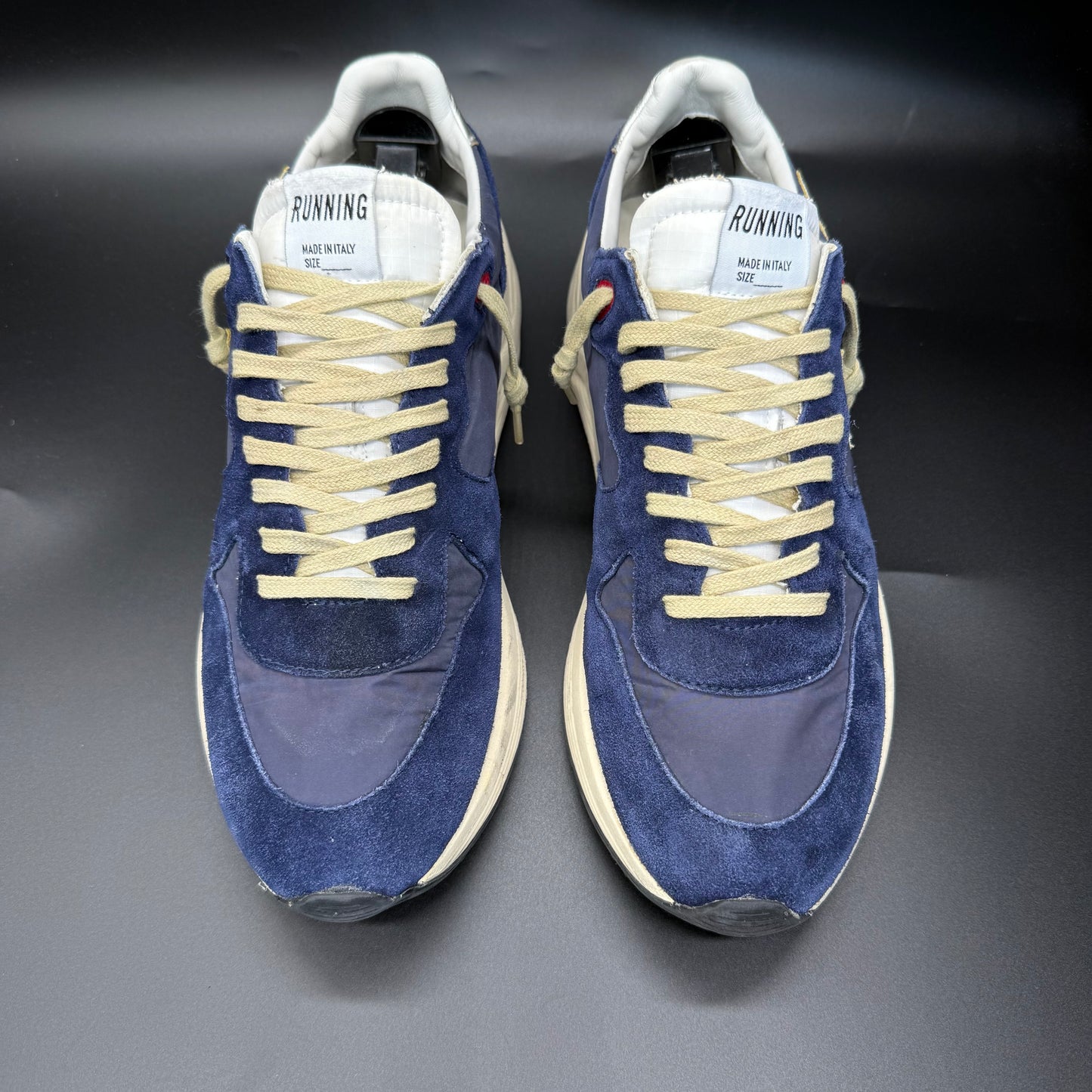 Golden Goose Running - Bleu marine/Blanc◾️