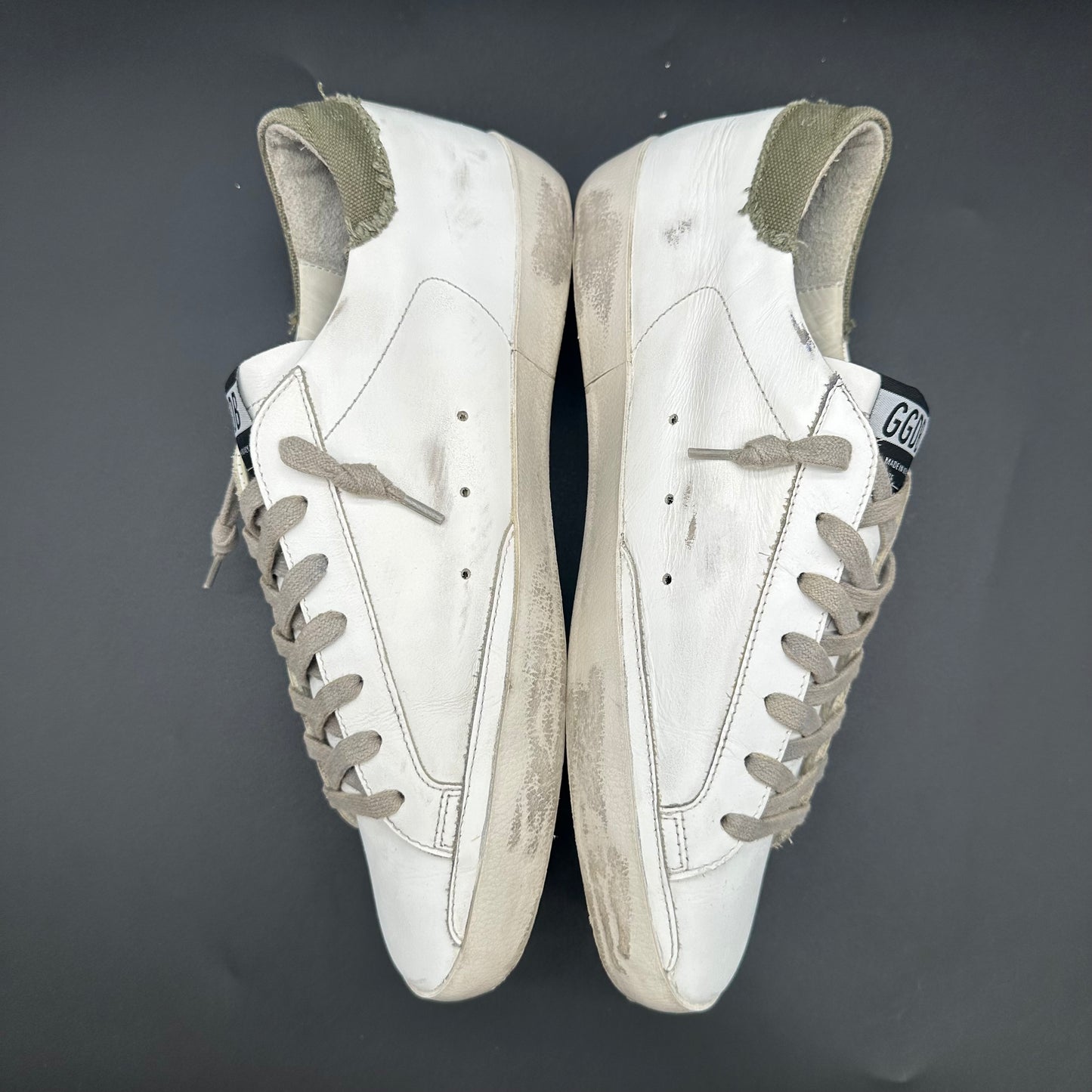 Golden Goose Superstar - Blanc Beige Vert C1399