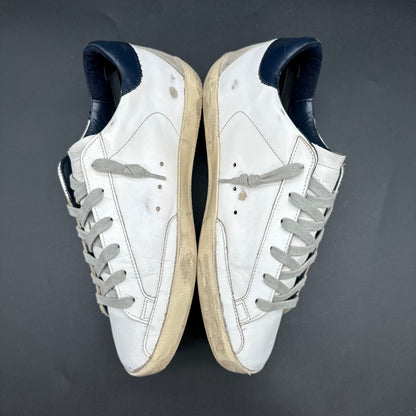 Golden Goose Superstar - Blanc Beige Bleu C1394