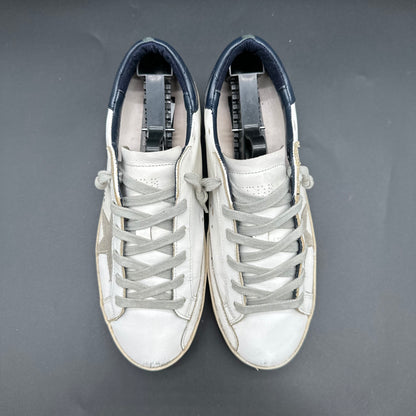 Golden Goose Superstar - Blanc Beige Bleu C1394