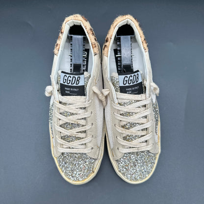 Golden Goose Superstar - Beige Léopard Paillettes C1352