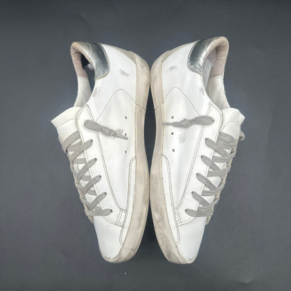 Golden Goose Superstar - Blanc Beige Argent P435