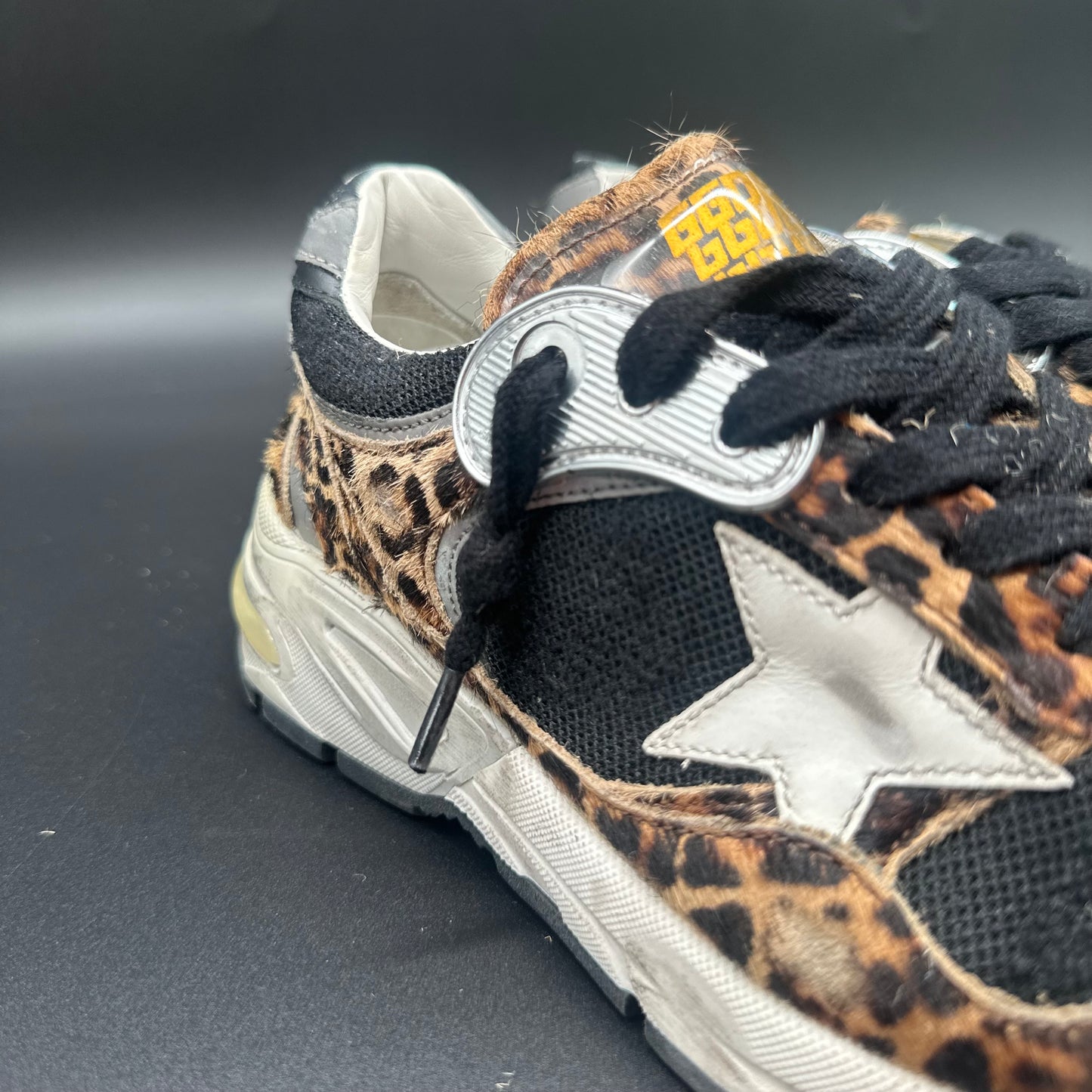 Golden Goose Dad-Star - Noir Léopard C1211
